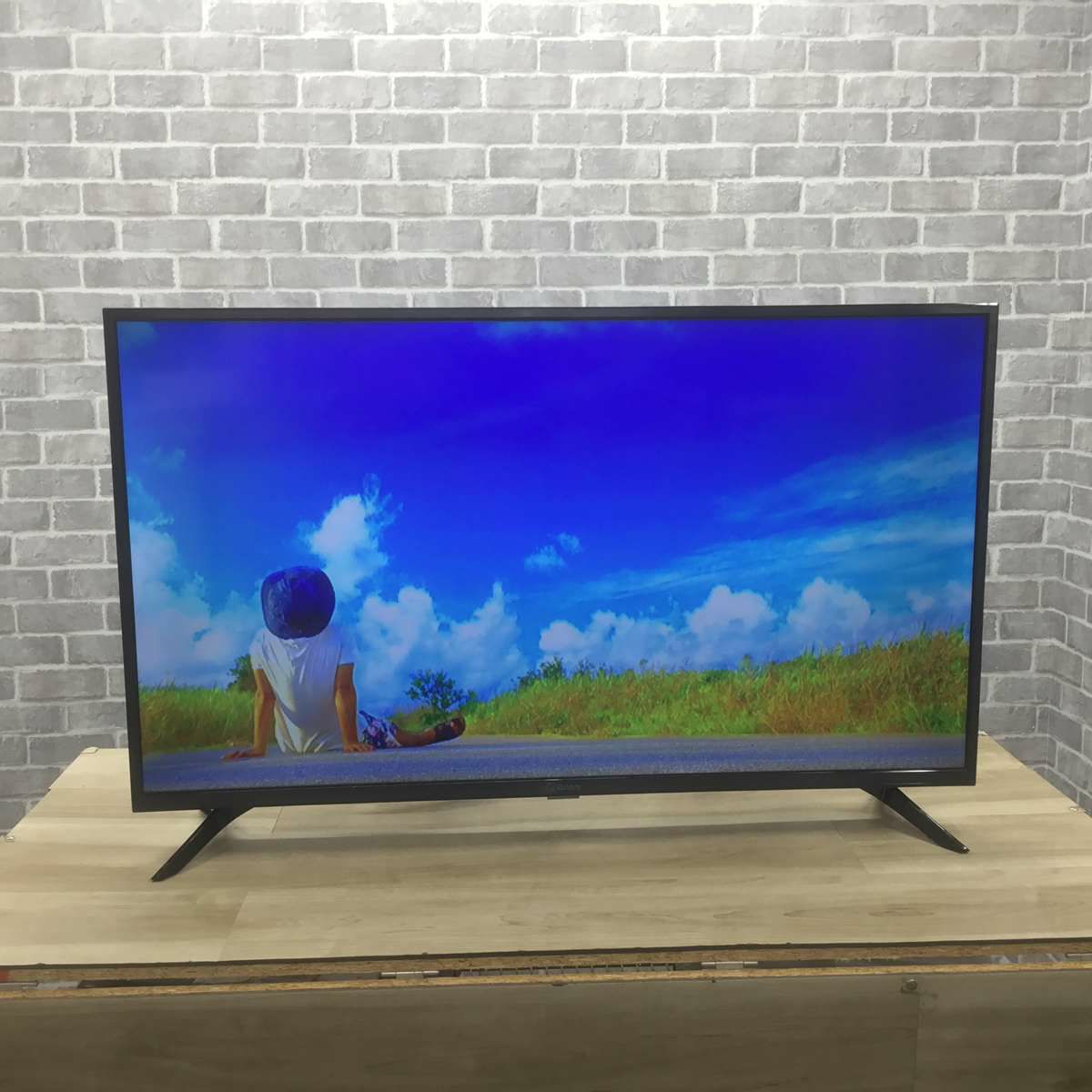 ヤマゼン テレビ 40インチ ブラック QRT-40W2K 2019年製