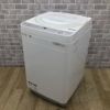 シャープ 洗濯機 6.0kg 縦型 ホワイト ES-GE6B 2018年製