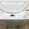 シャープ 洗濯機 6.0kg 縦型 ホワイト ES-GE6B 2018年製