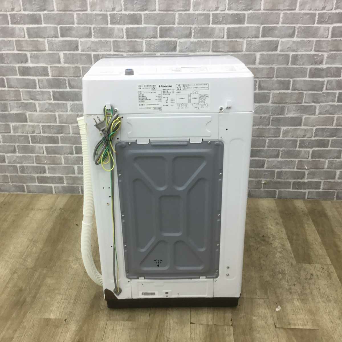 ハイセンス 洗濯機 5.5kg 縦型 ホワイト HW-G55A-W 2018年製