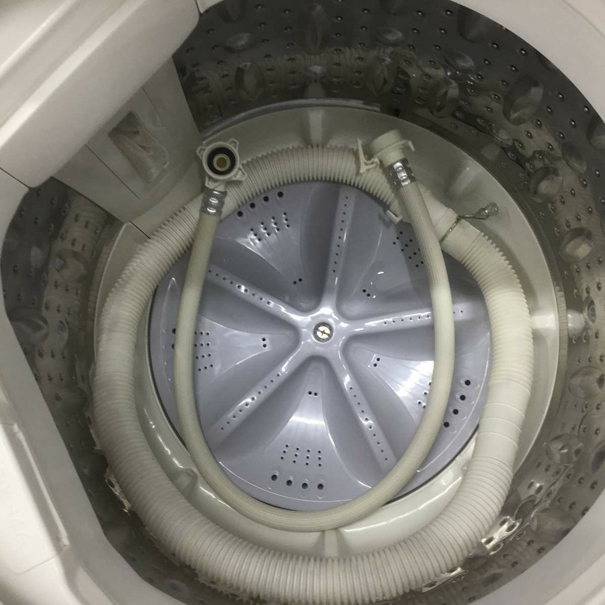 シャープ 洗濯機 4.5kg 縦型 ホワイト ES-GE4C 2018年製