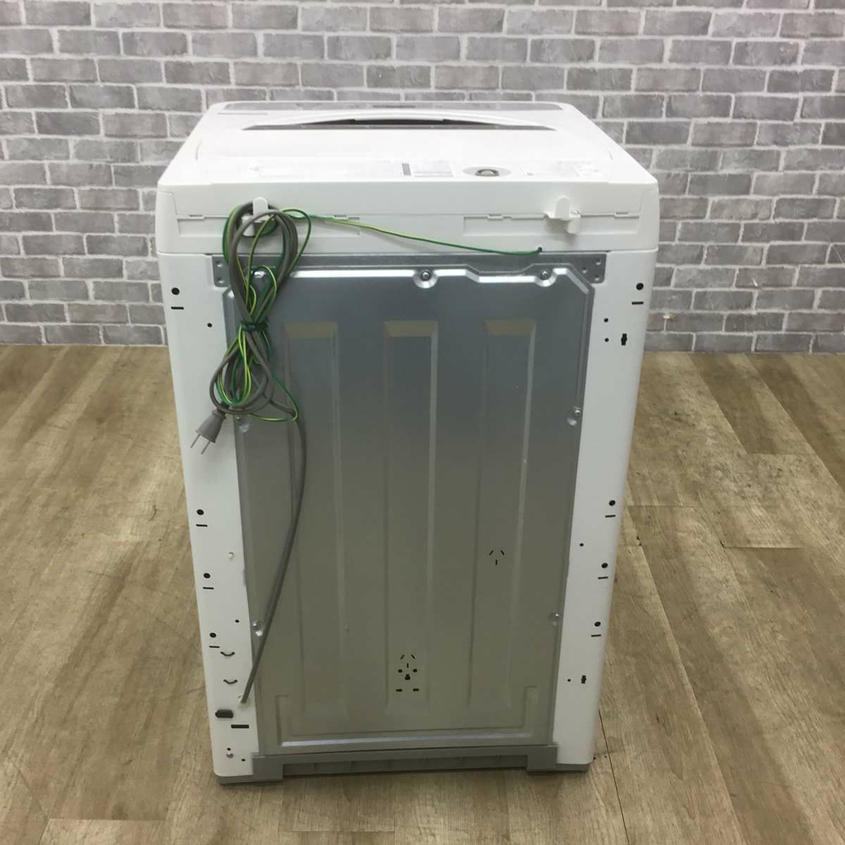 シャープ 洗濯機 4.5kg 縦型 ホワイト ES-GE4C 2018年製