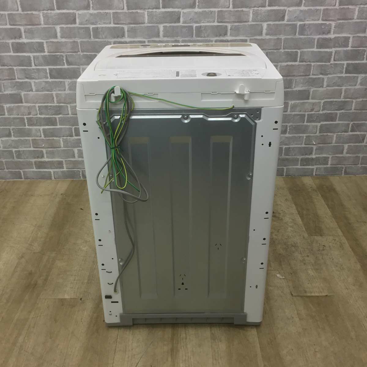 シャープ 洗濯機 4.5kg 縦型 ホワイト ES-GE45R 2016年製