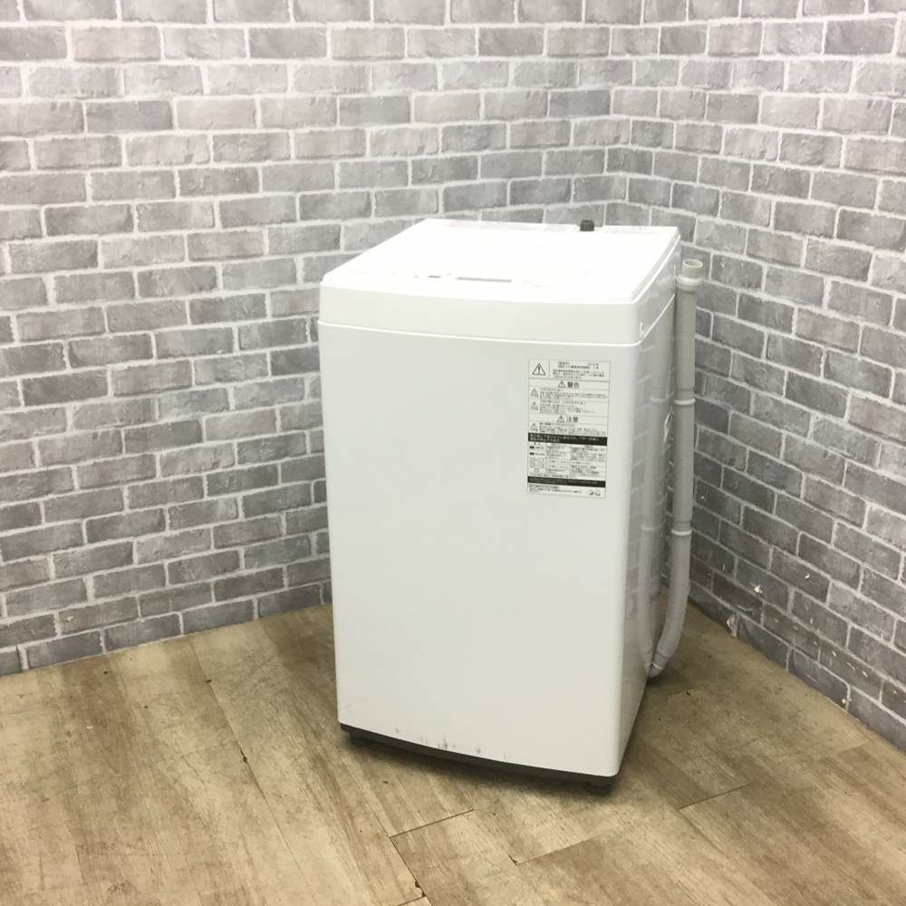 東芝 洗濯機 4.5kg 縦型 ホワイト AW-45M7(W) 2019年製