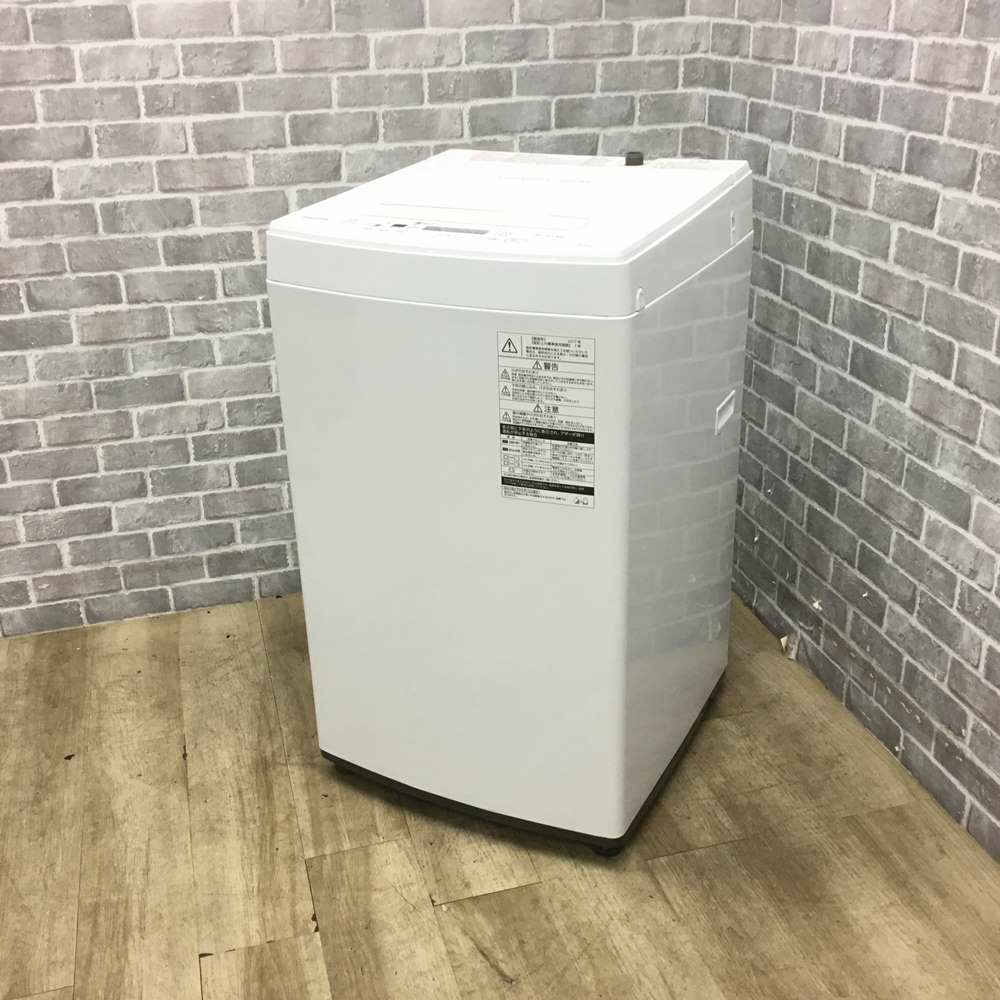 東芝 全自動洗濯機 4.5kg ホワイト AW-45M5(W) 2018年製