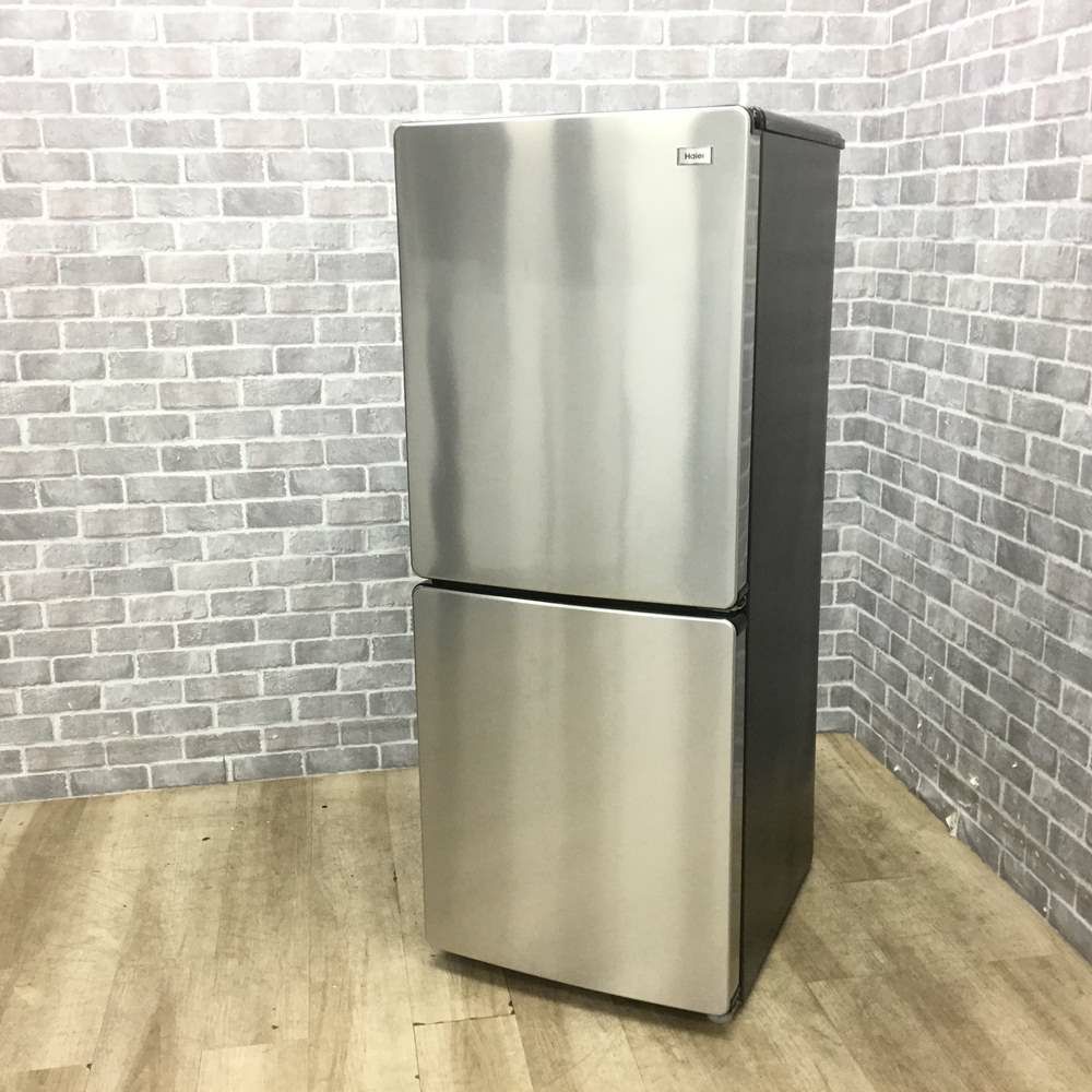 ハイアール 冷蔵庫 2ドア 148L 右開き シルバー JR-XP2NF148F 2019年製