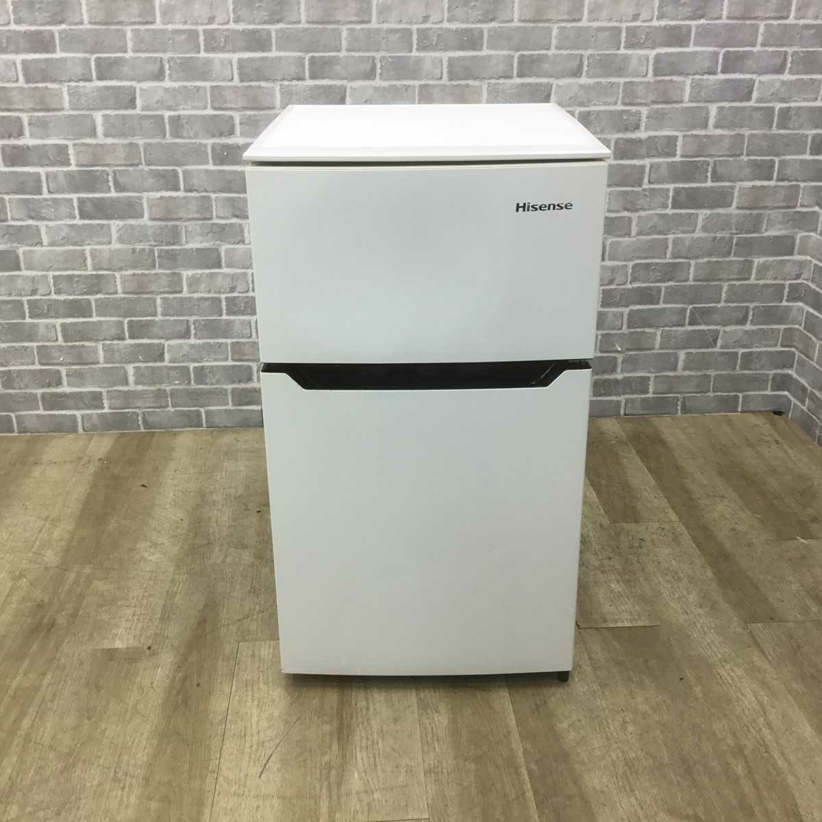 ハイセンス 冷蔵庫 2ドア 93L 右開き ホワイト HR-B95A 2017年製