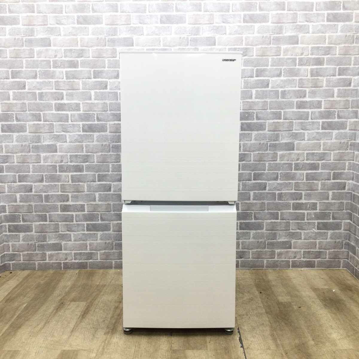 シャープ 冷蔵庫 2ドア152Lどっちもドア SJ-D15H-W 2021年製