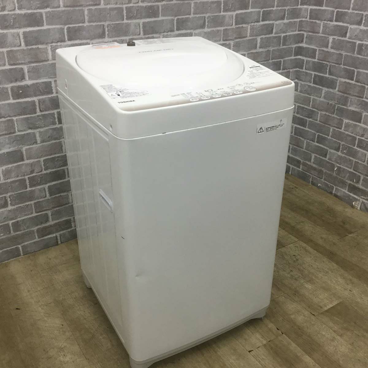 東芝 洗濯機 4.2kg 縦型 ホワイト AW-4S2 2015年製