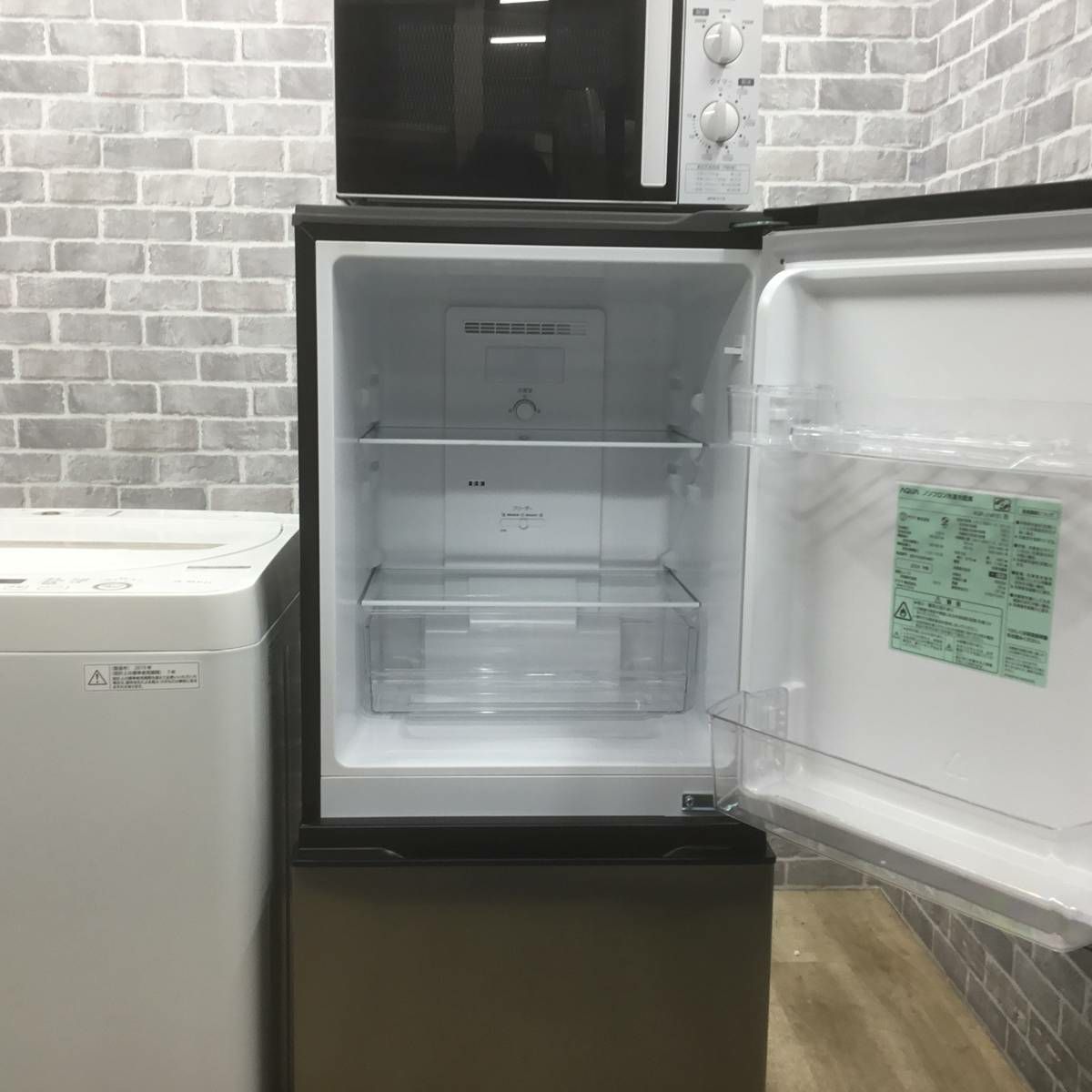 家電セット 3点セット アクア 冷蔵庫 135L シャープ 洗濯機 4.5kg 東芝 電子レンジ