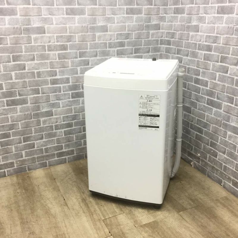 東芝 洗濯機 4.5kg 縦型 ホワイト AW-45M7(W) 2018年製