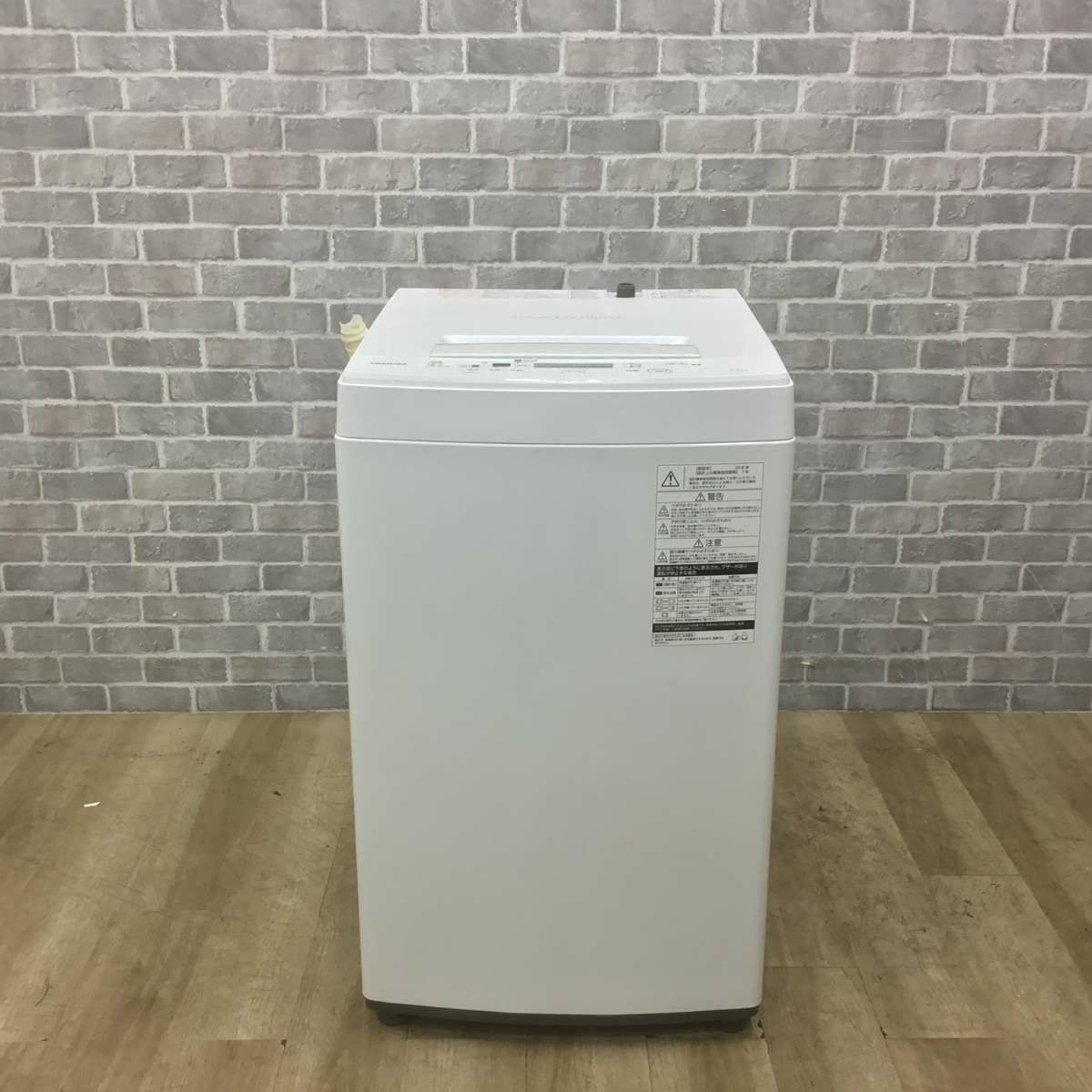 東芝 洗濯機 4.5kg 縦型 ホワイト AW-45M7(W) 2018年製