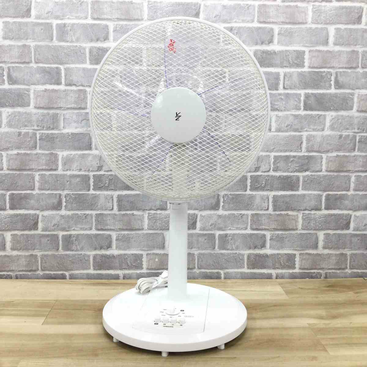 ヤマゼン リビング扇風機 30cm ホワイト YLT-AK305(W) 2019年製