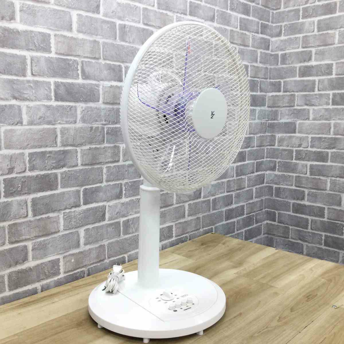 ヤマゼン リビング扇風機 30cm ホワイト YLT-AK305(W) 2019年製