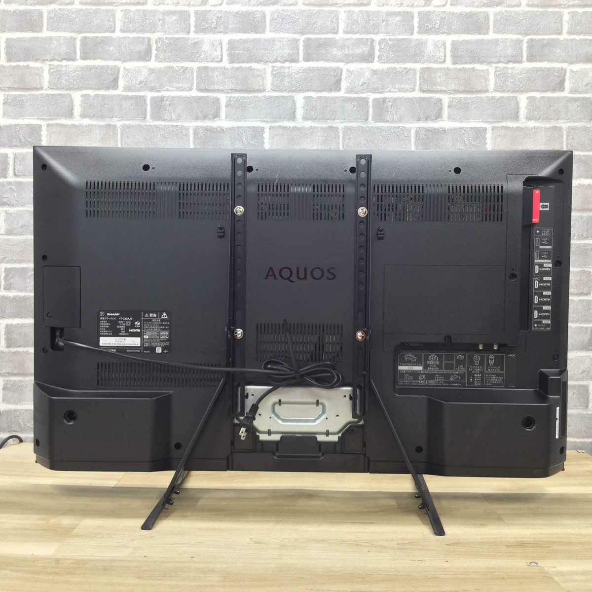 シャープ アクオス テレビ 40インチ Android 4K ブラック 4T-C40AJ1 2019年製