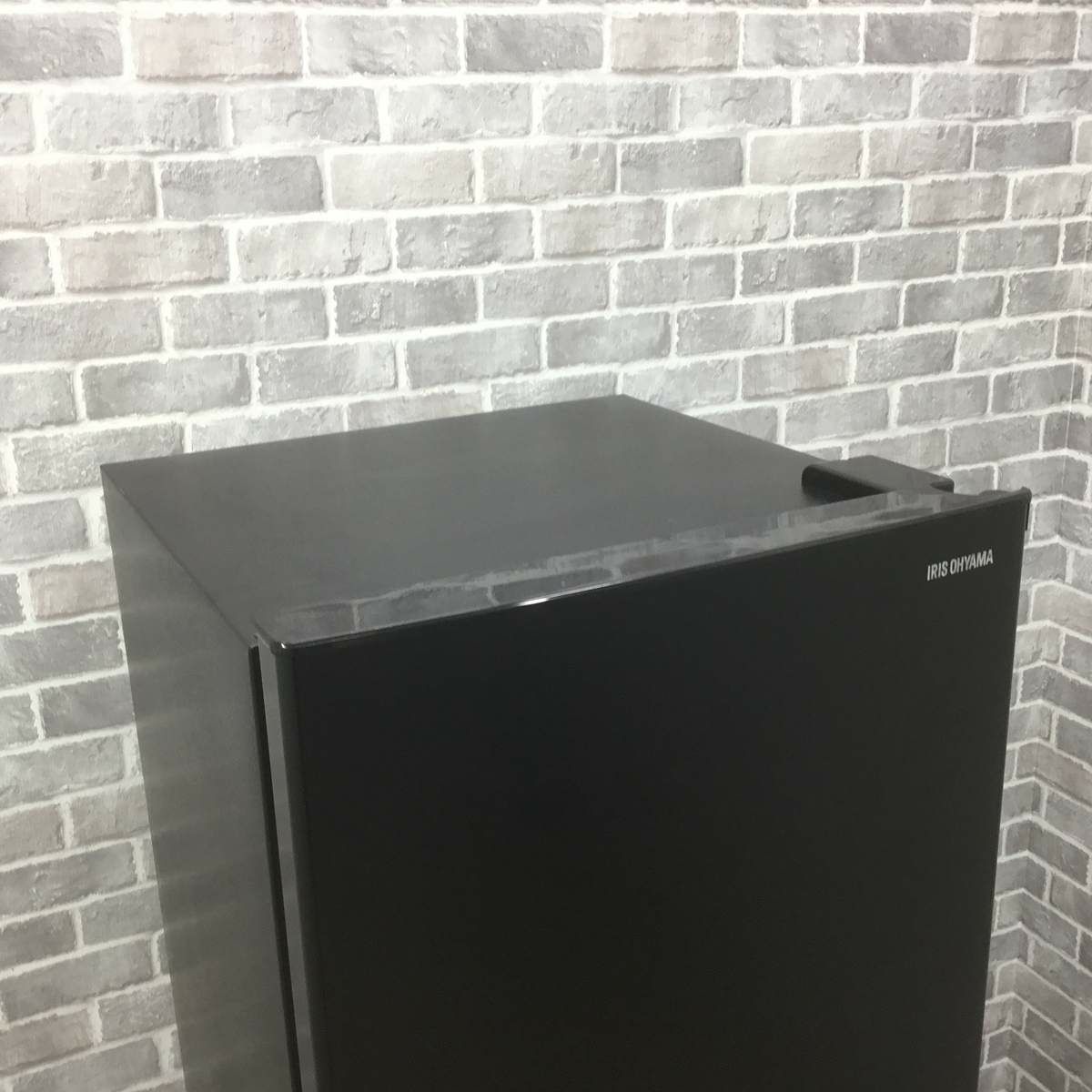 アイリスオーヤマ 冷蔵庫 2ドア 162L 右開き ブラック IRSE-16A-B 2019年製