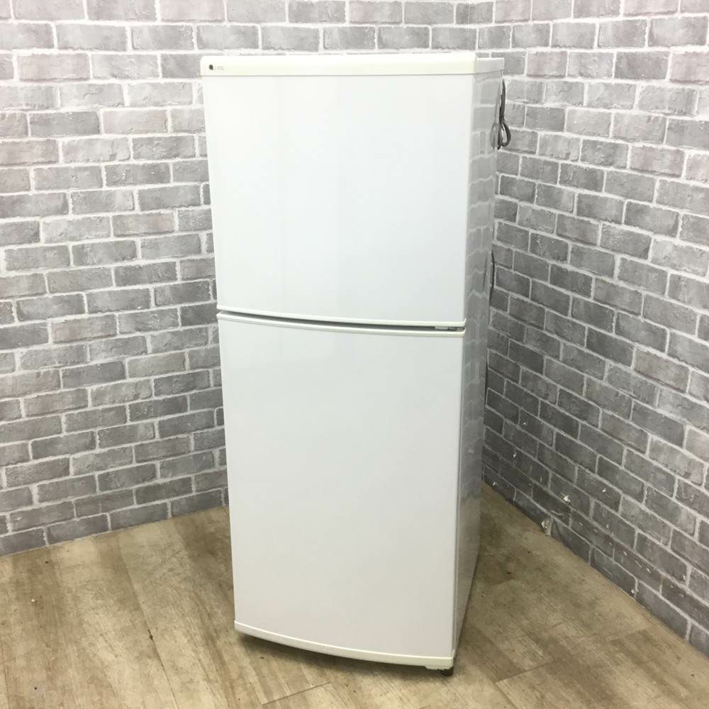 ユーイング 冷蔵庫 2ドア 140L 右開き ホワイト UR-F140J-W 2017年製