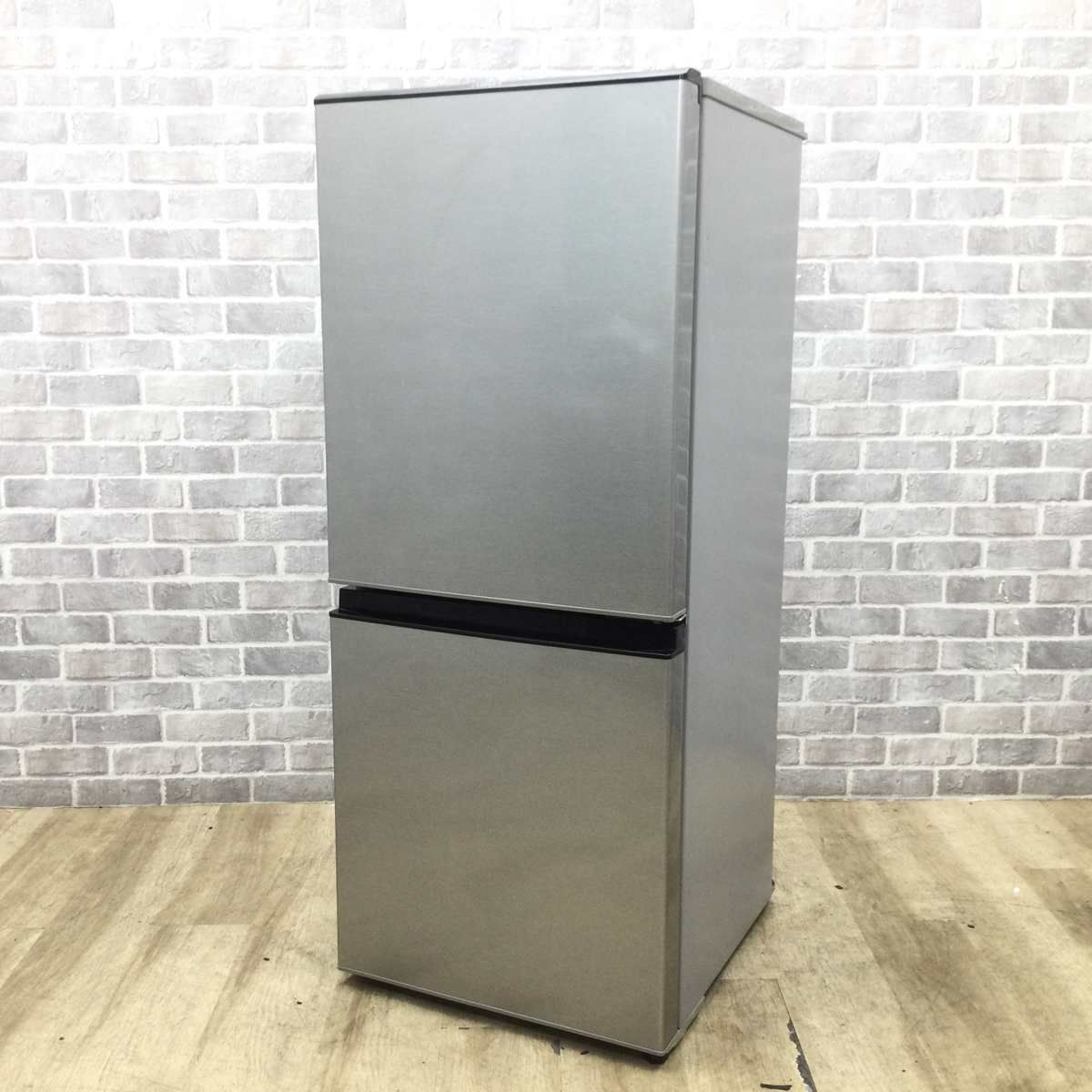 AQUA 2ドア冷蔵庫 AQR-13J (S) 2020年製 126L 右開き AQR-13J-S 冷蔵庫 ブラッシュシルバー [126L /2ドア /右開きタイプ