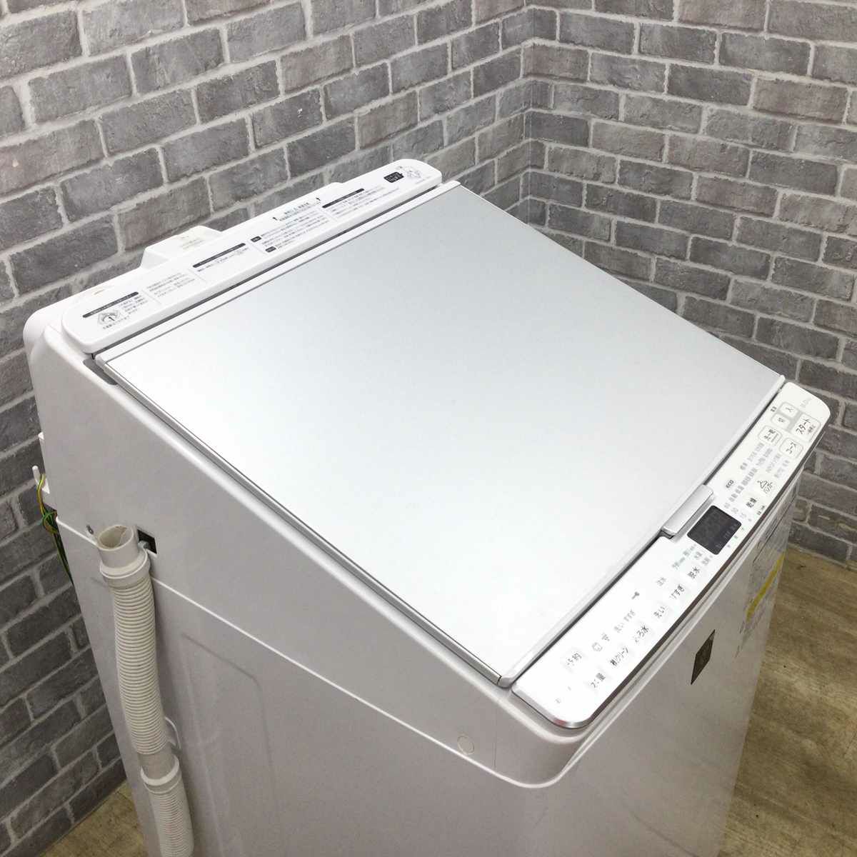 シャープ 洗濯乾燥機 8.0K 乾燥容量4.5K ES-PX8F-W 2021年製