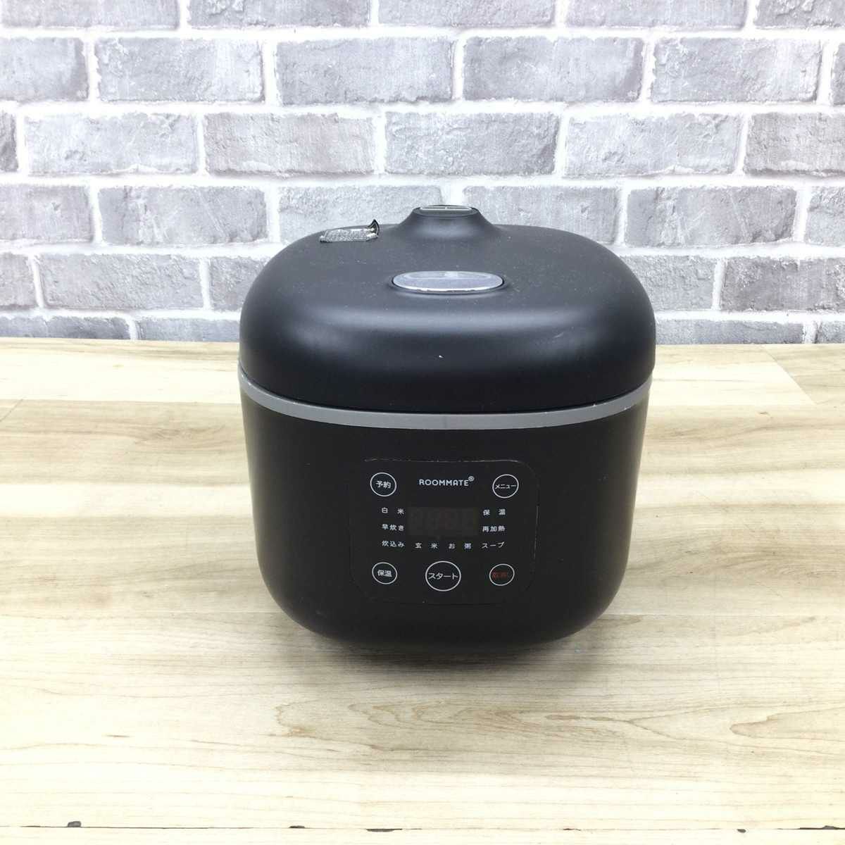 炊飯器 マイコン式 3合炊き ブラック RM-204H BK 2023年製