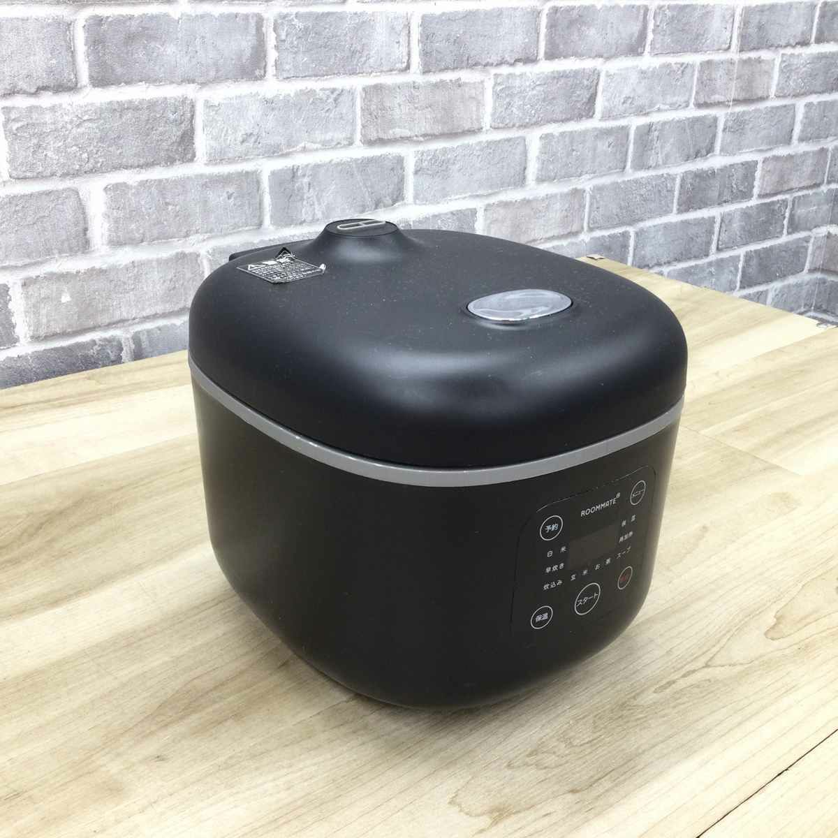 炊飯器 マイコン式 3合炊き ブラック RM-204H BK 2023年製
