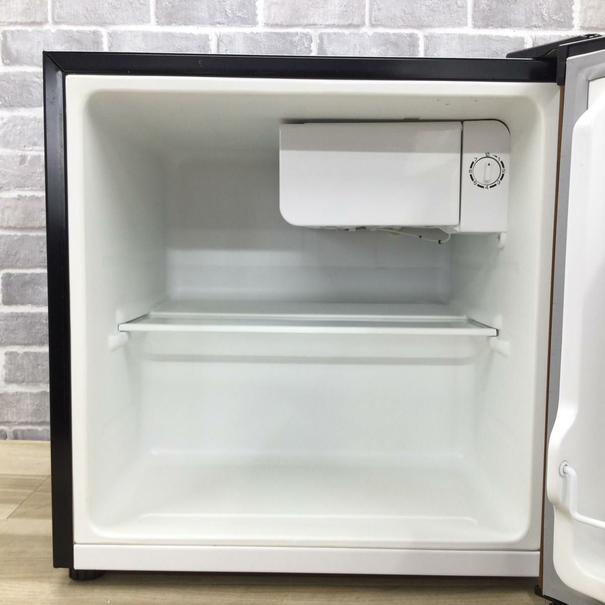 シンプラス 冷蔵庫 1ドア 46L 右開き ダークウッド SP-146L-WD 2017年製