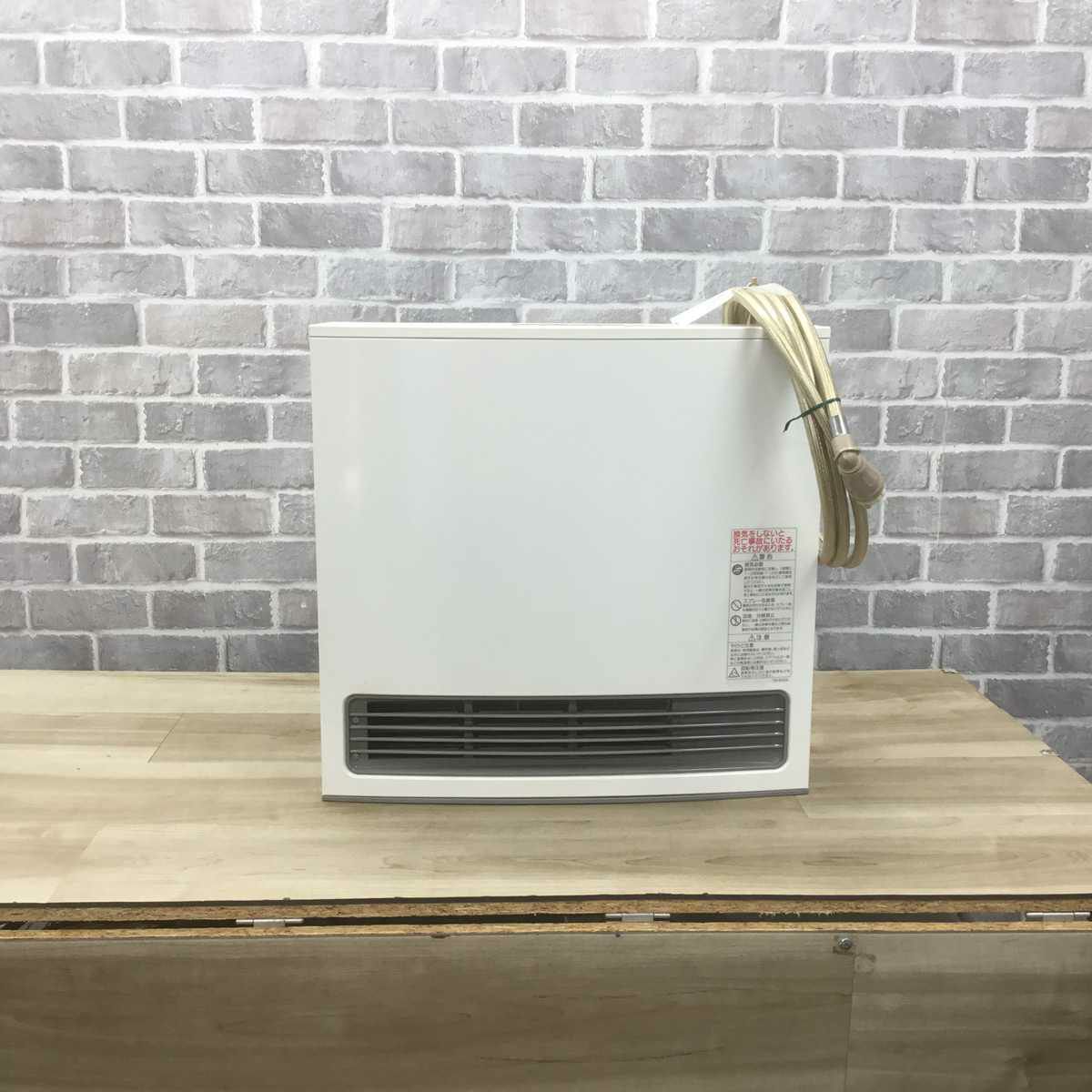 ノーリツ ガスファンヒーター 都市ガス 15畳 ホワイト GFH-4006S-W5 2020年製