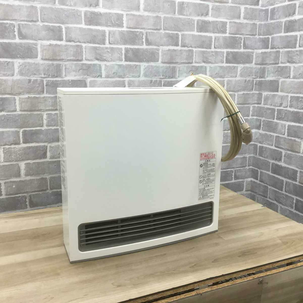 ノーリツ ガスファンヒーター 都市ガス 15畳 ホワイト GFH-4006S-W5 2020年製
