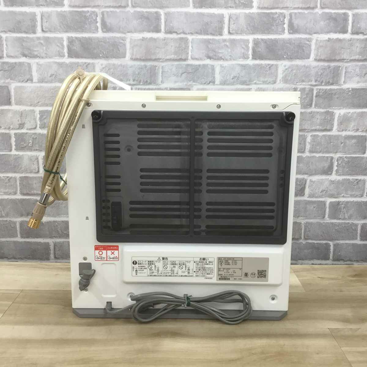 ノーリツ ガスファンヒーター 都市ガス 15畳 ホワイト GFH-4006S-W5 2020年製