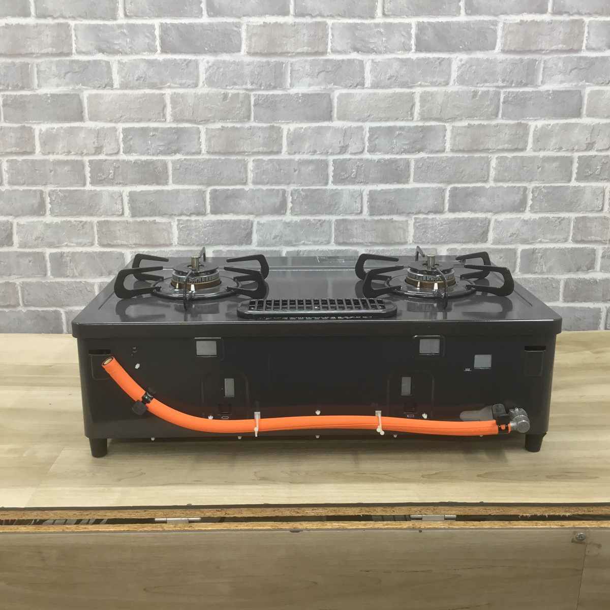 パロマ ガスコンロ LPガス 約60cm幅 左強火力 ブラック IC-S87BM-2L-LP 2023年製