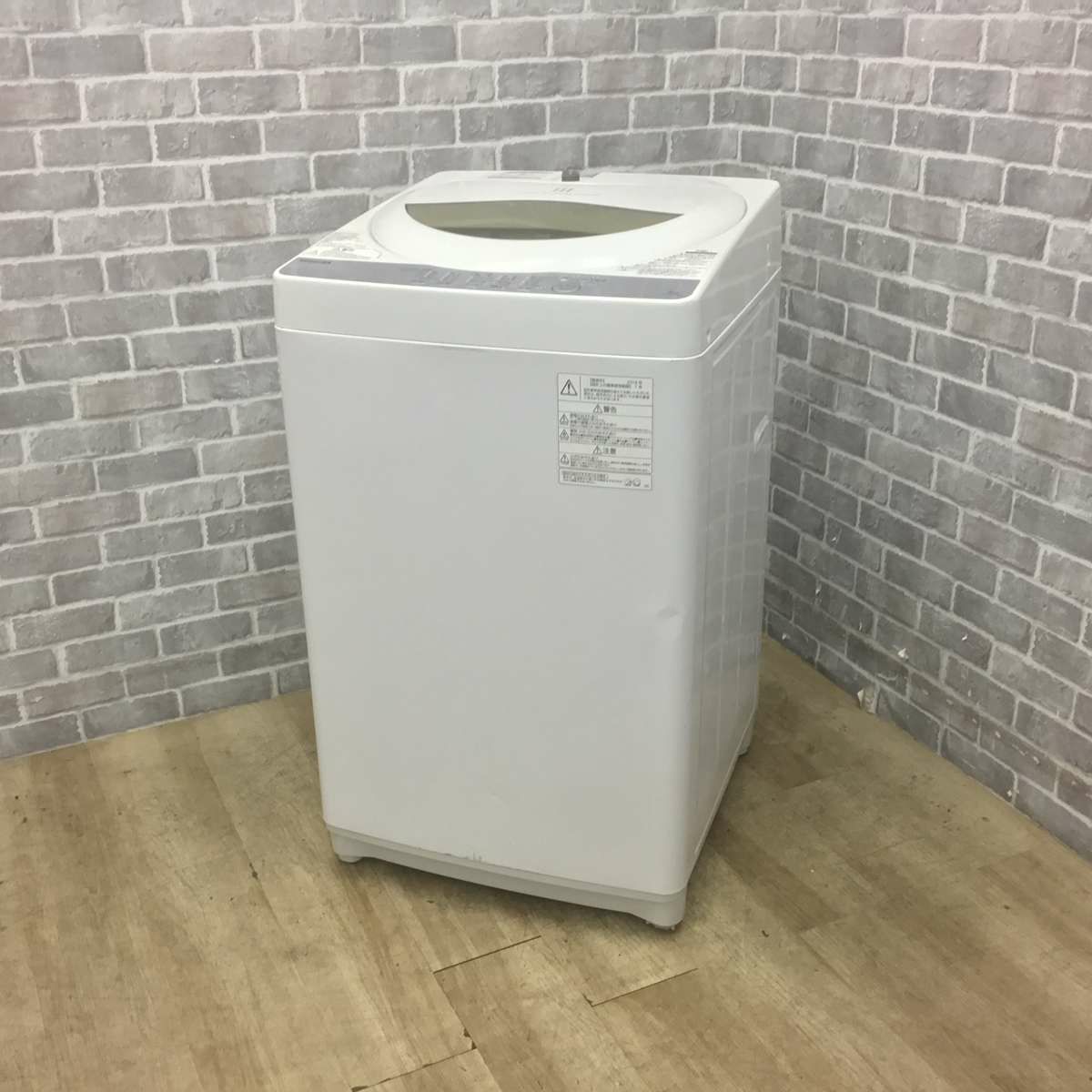 東芝 洗濯機 5.0kg 縦型 ホワイト AW-5G6(W) 2018年製