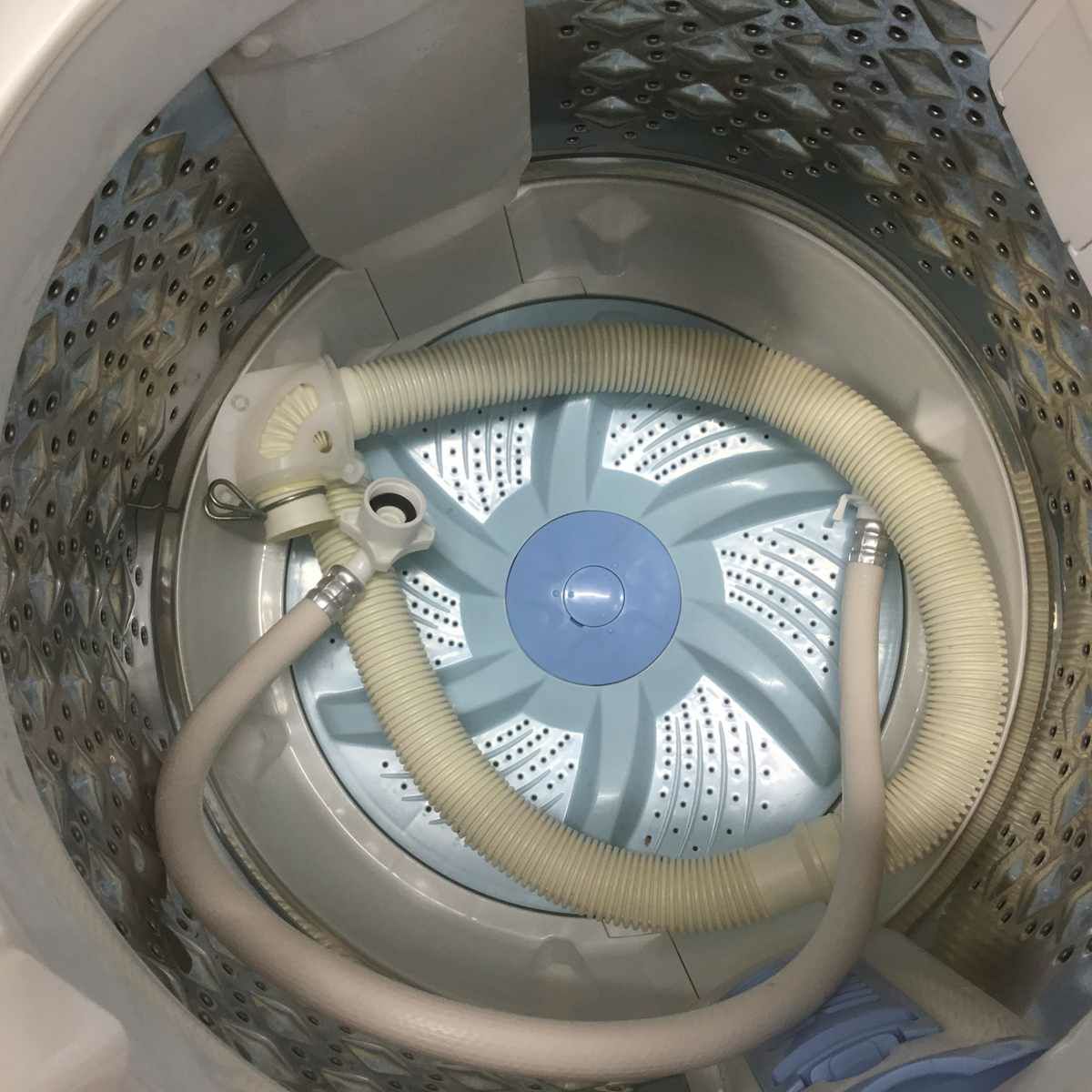 東芝 洗濯機 5.0kg 縦型 ホワイト AW-5G6(W) 2018年製