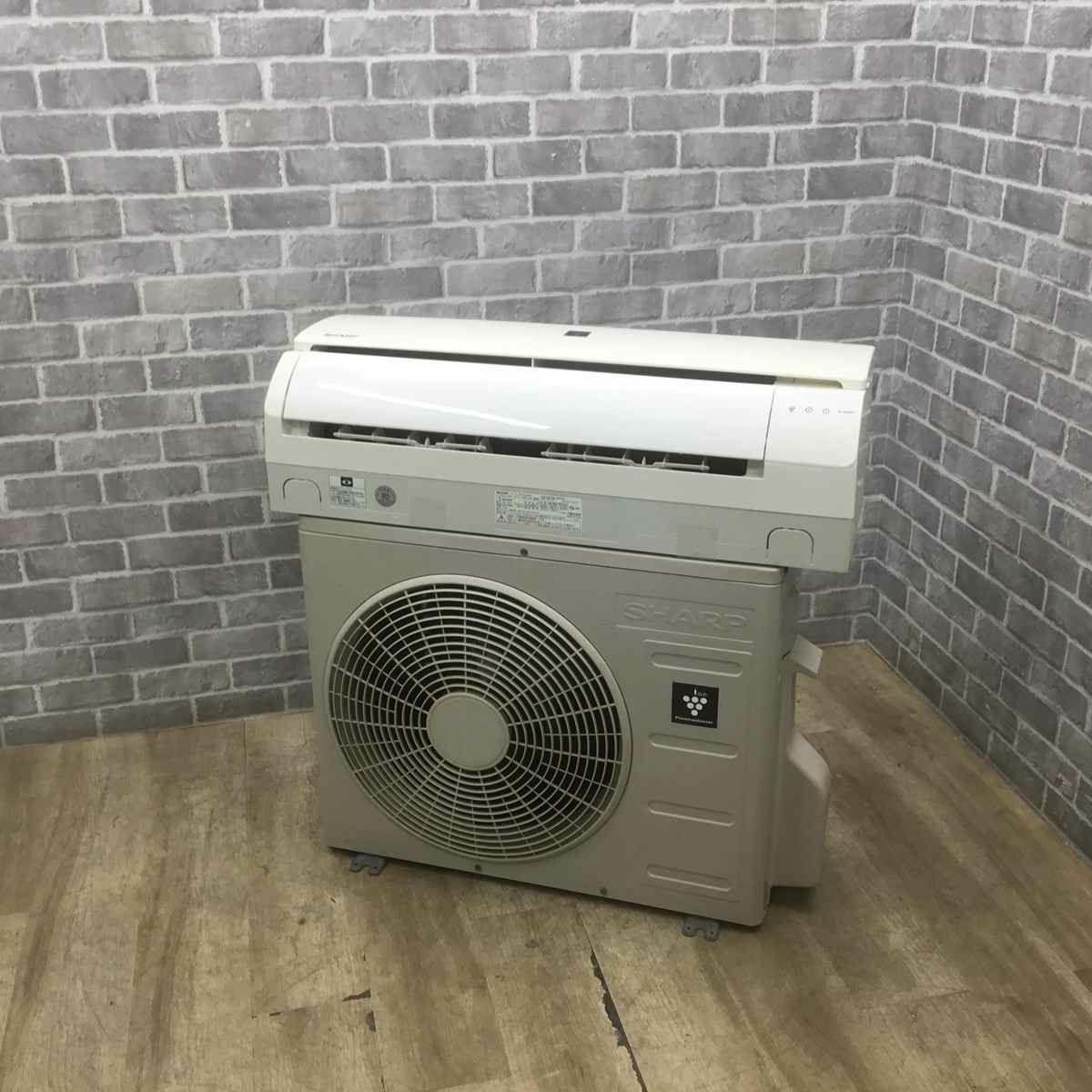 シャープ エアコン 2.2kw プラズマクラスター搭載 ホワイト AY-G22DH 2018年製