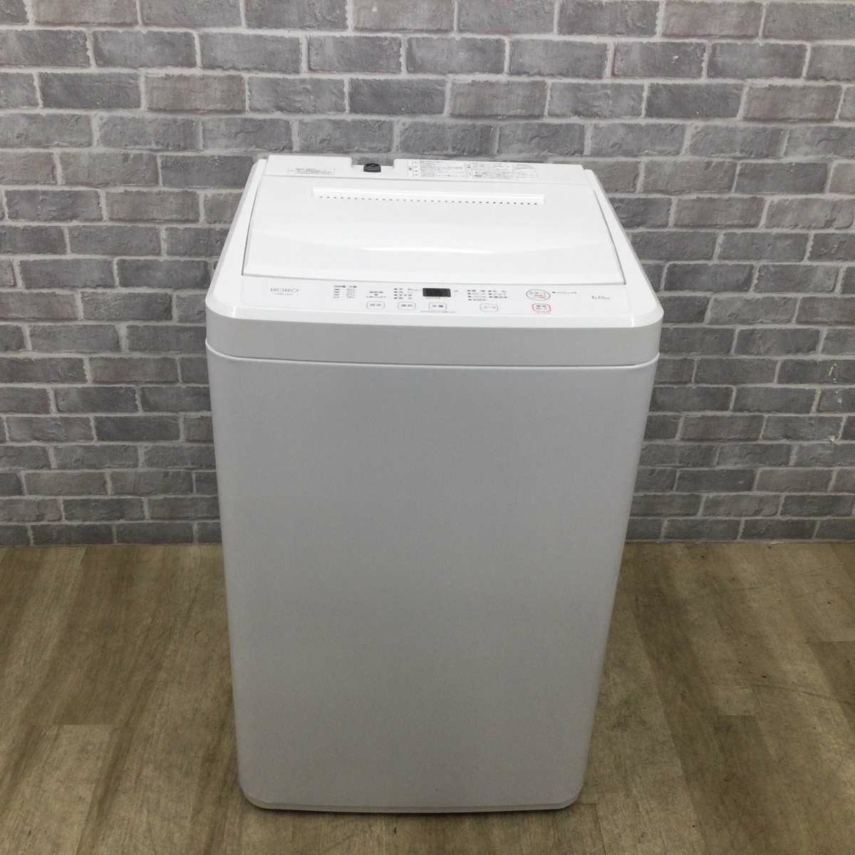 ヤマダ電機 洗濯機 6.0kg 縦型 ホワイト YWM-T60L 2023年製