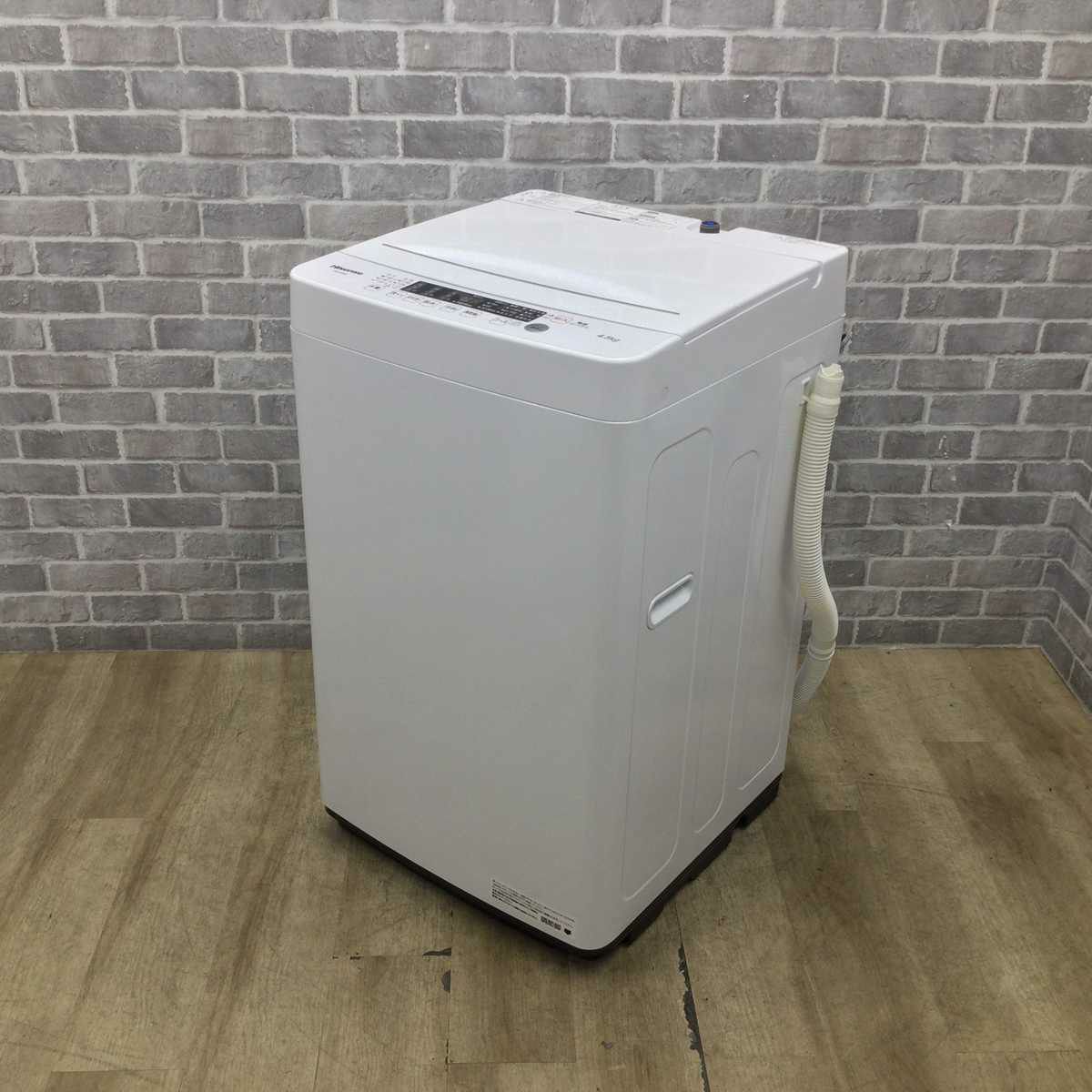 ハイセンス 洗濯機 4.5kg 縦型 ホワイト HW-K45E 2020年製
