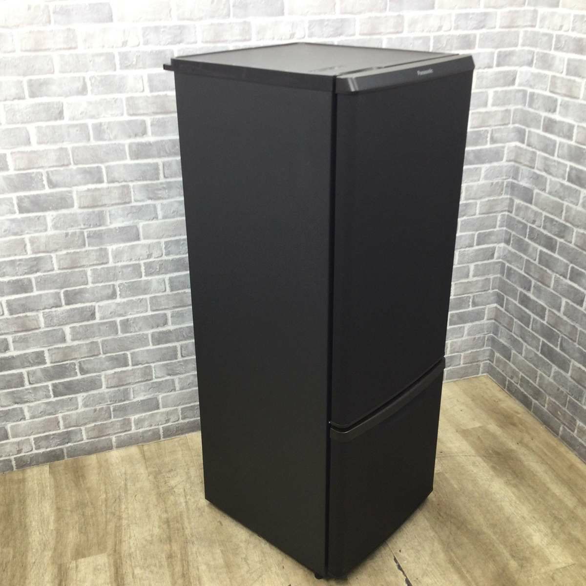 パナソニック 冷蔵庫 2ドア 168L 右開き ブラック NR-B17DW-T 2021年製