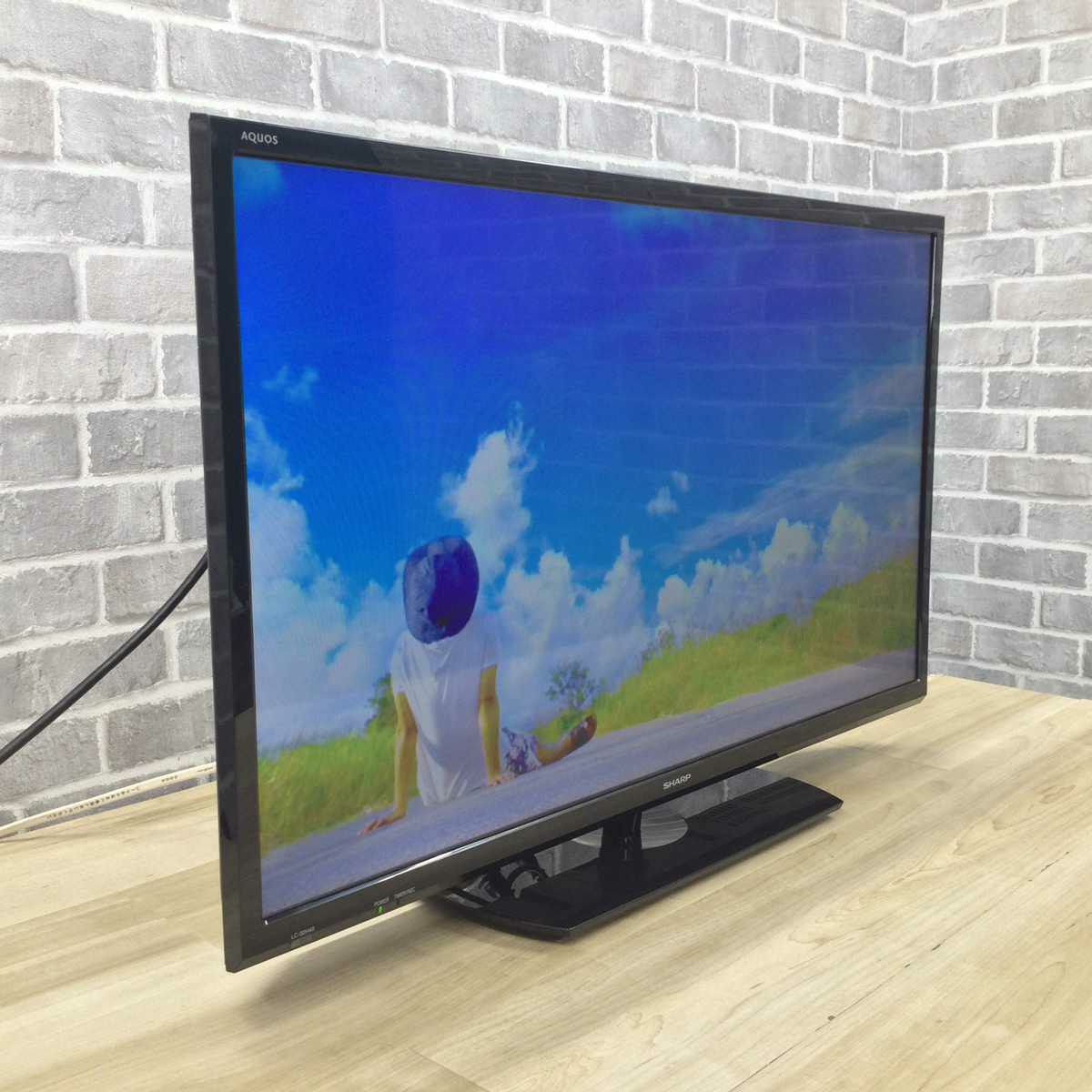 シャープ アクオス テレビ 32インチ ブラック LC-32H40 2017年製