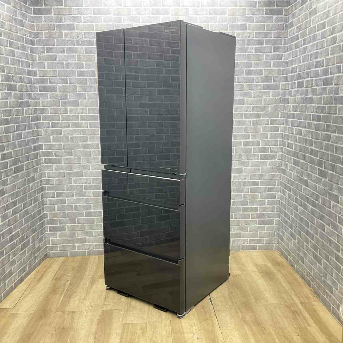 パナソニック 冷蔵庫 6ドア 550L フレンチドア ブラック NR-F557HPX-T 2021年製