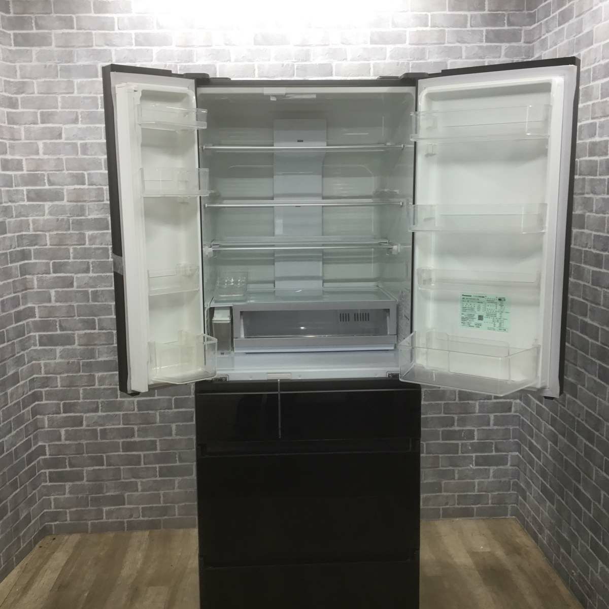 パナソニック 冷蔵庫 6ドア 550L フレンチドア ブラック NR-F557HPX-T 2021年製