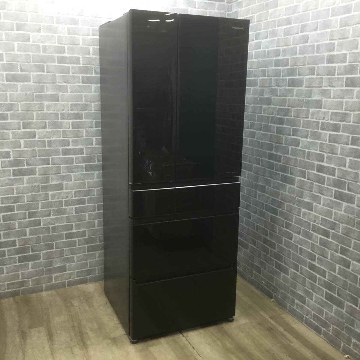 パナソニック 冷蔵庫 6ドア 550L フレンチドア ブラック NR-F557HPX-T 2021年製