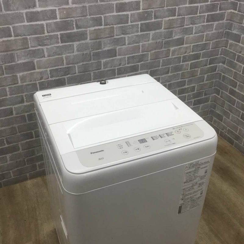 パナソニック 洗濯機 5.0kg 縦型 ホワイト NA-F50B14 2021年製