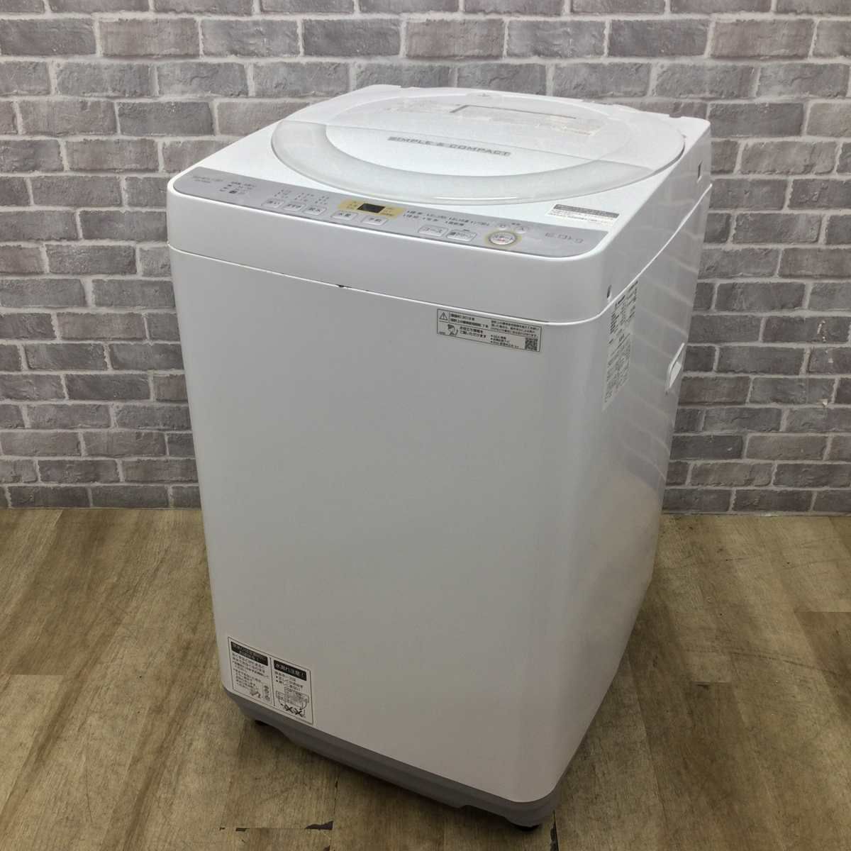 ◎シャープ 洗濯機 ES-GE6C 6kg 2019年製 シャープ ES-GE6C 価格比較