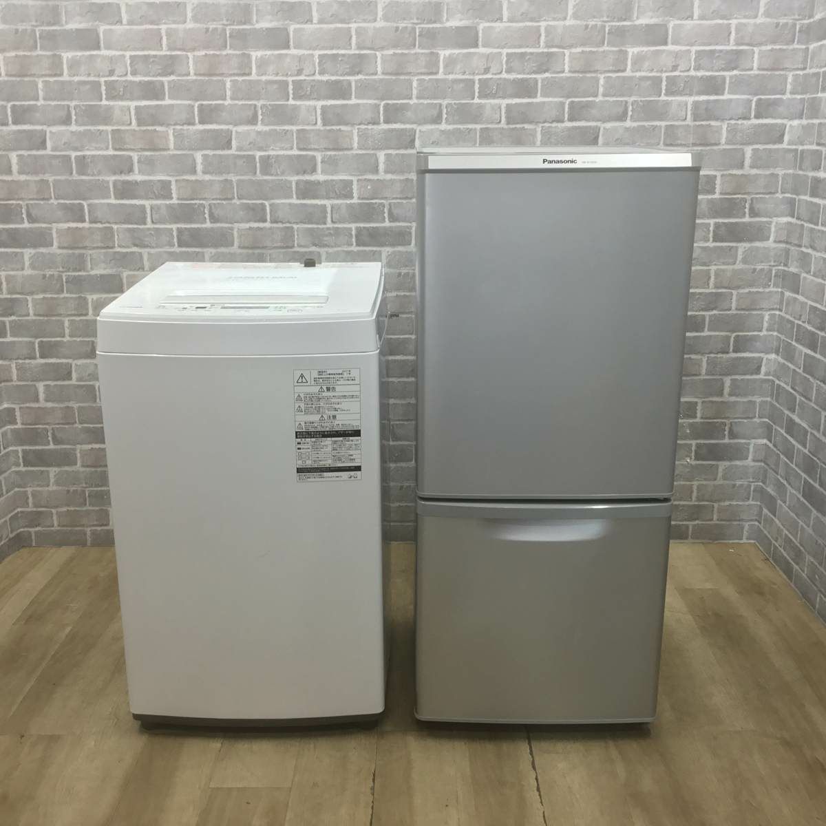家電2点セット パナソニック 冷蔵庫 138L 東芝 洗濯機 4.5kg
