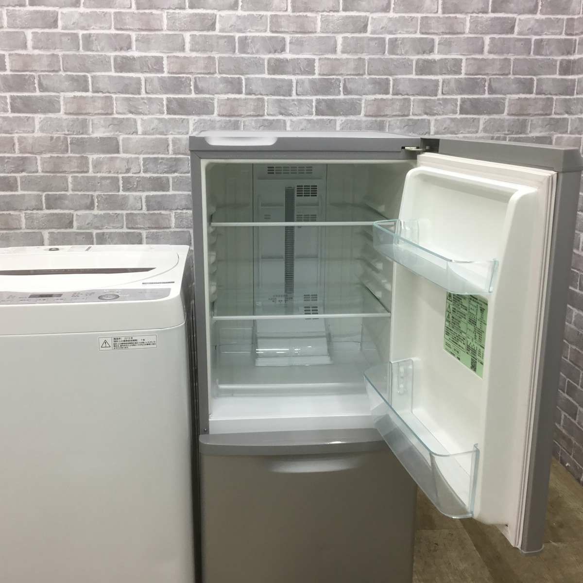 家電2点セット パナソニック 冷蔵庫 138L シャープ 洗濯機 4.5kg