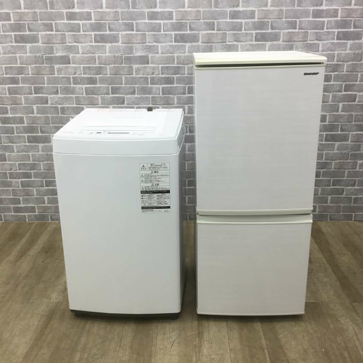 家電2点セット シャープ 冷蔵庫 137L 東芝 洗濯機 4.5kg
