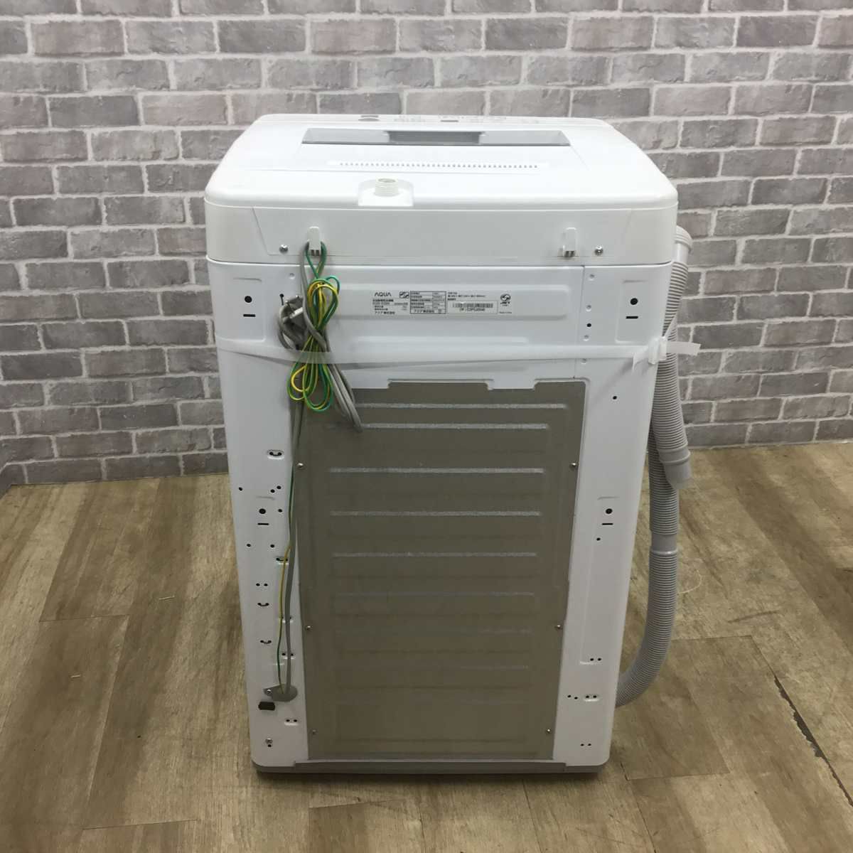 アクア 洗濯機 6.0kg 縦型 ホワイト AQW-KS6N(W) 2023年製