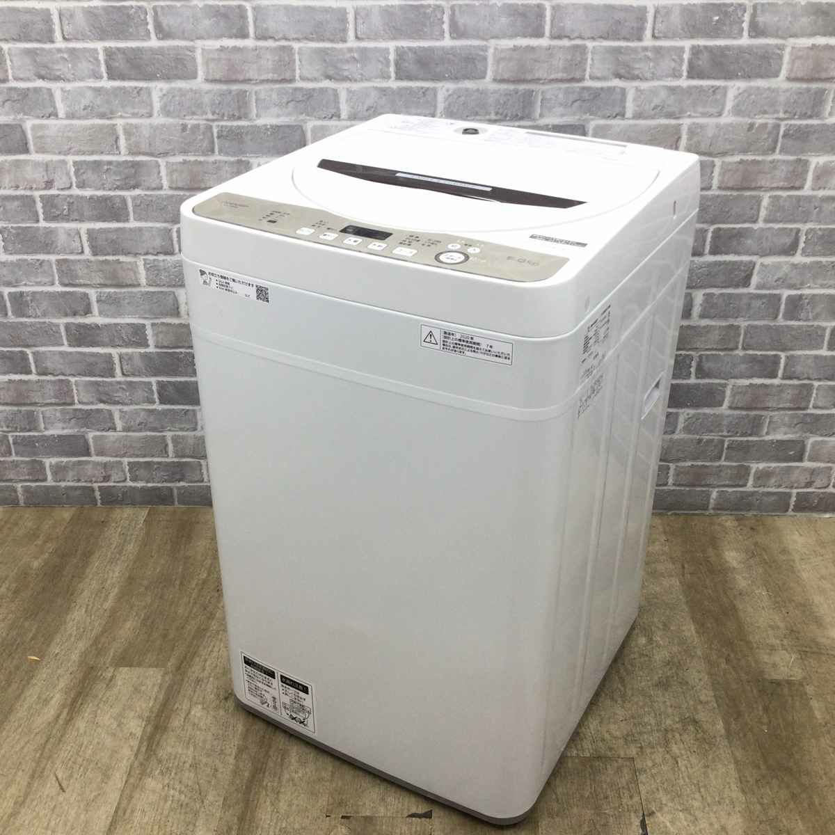 シャープ 洗濯機 6.0kg ES-GE6D 2020年製