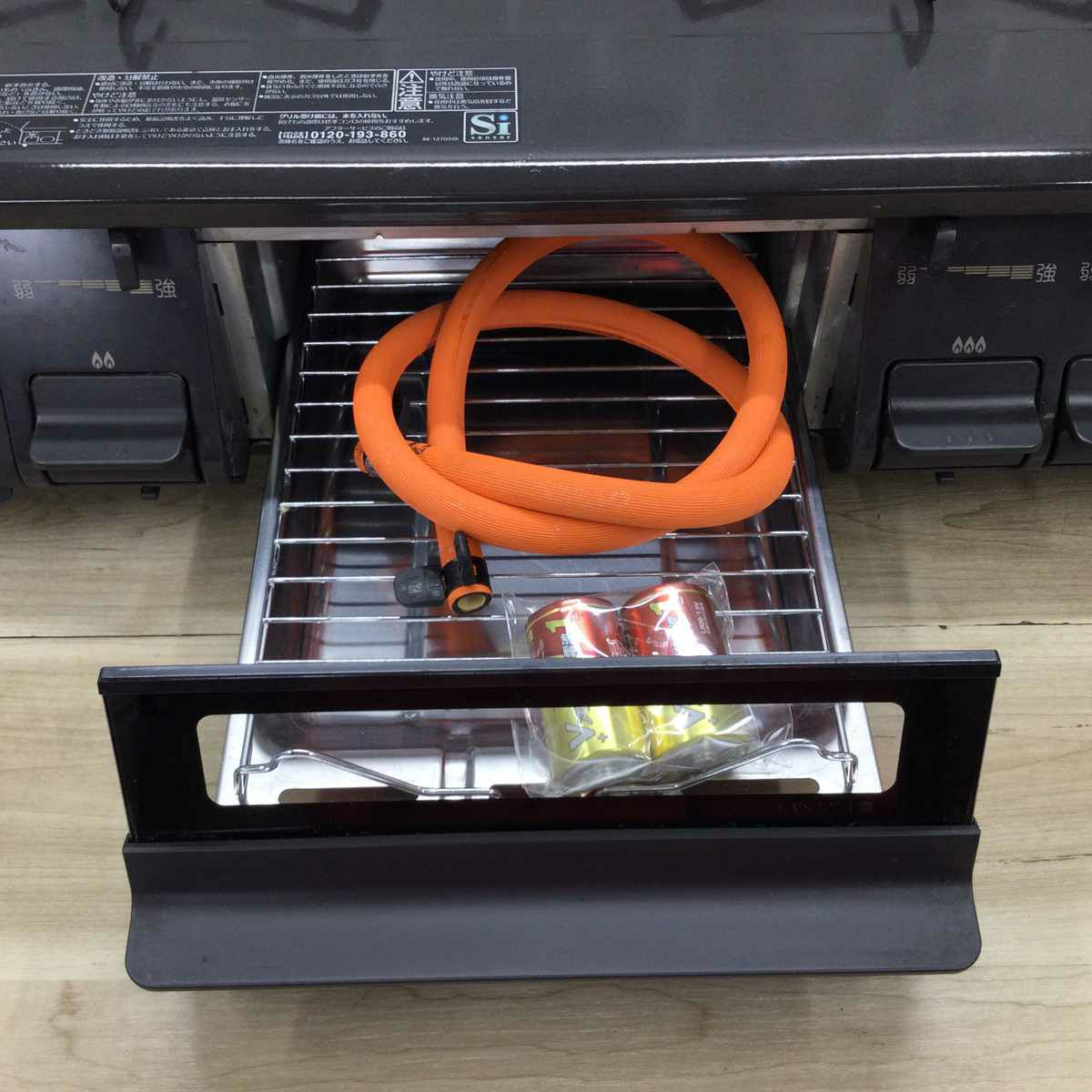 パロマ ガスコンロ LPガス 約59cm幅 【水無し片面焼き】 右強火力 IC-S87-1R 2020年製