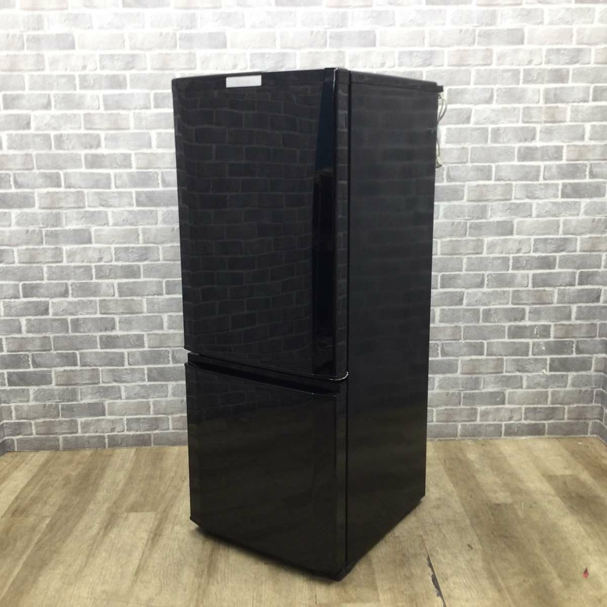 三菱電機 冷蔵庫 2ドア 146L 右開き ブラック MR-P15Z-B 2016年製