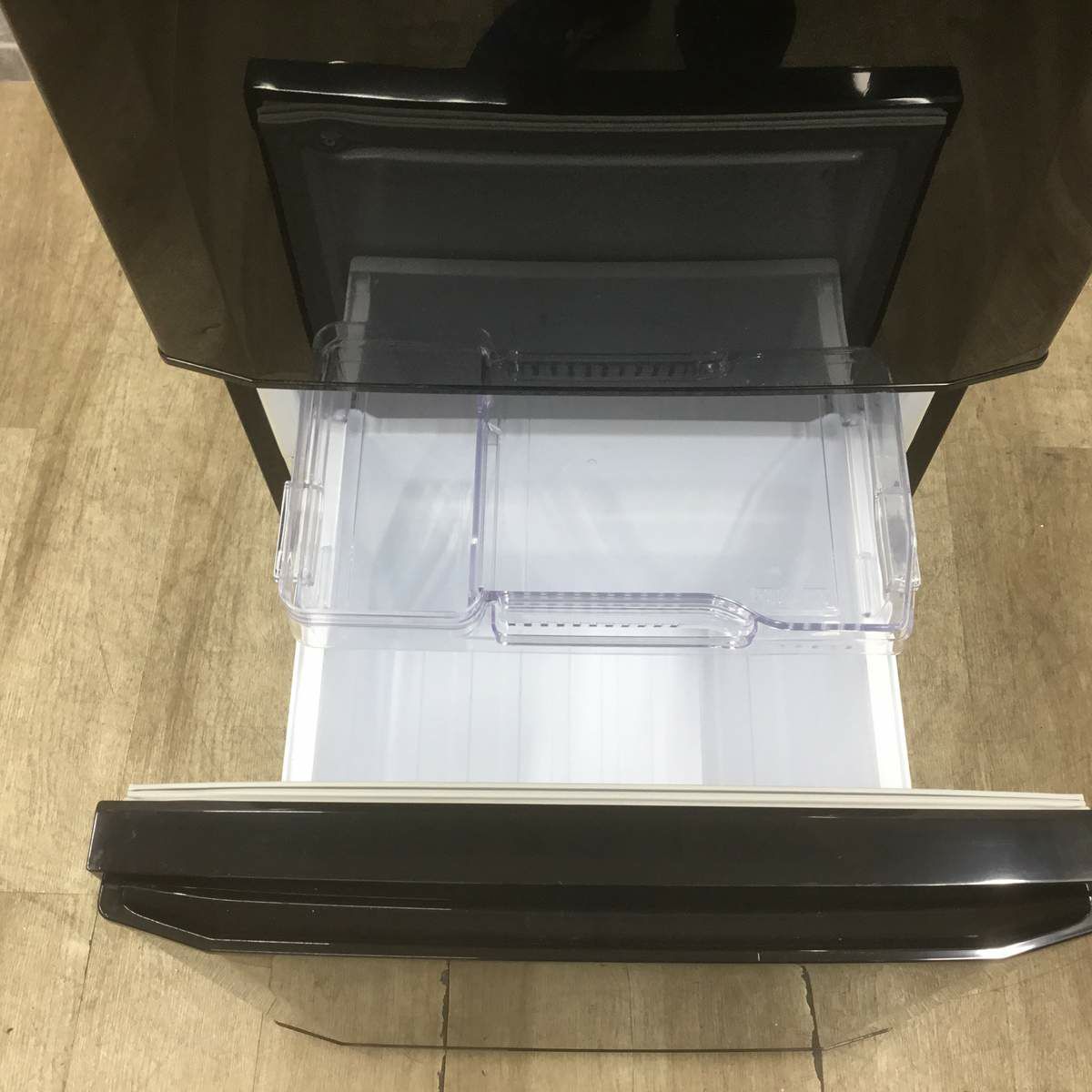 三菱電機 冷蔵庫 2ドア 146L 右開き ブラック MR-P15A-B 2016年製